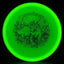Glow Egg Shell Stegosaurus - Special Edition Disc Golf Disc