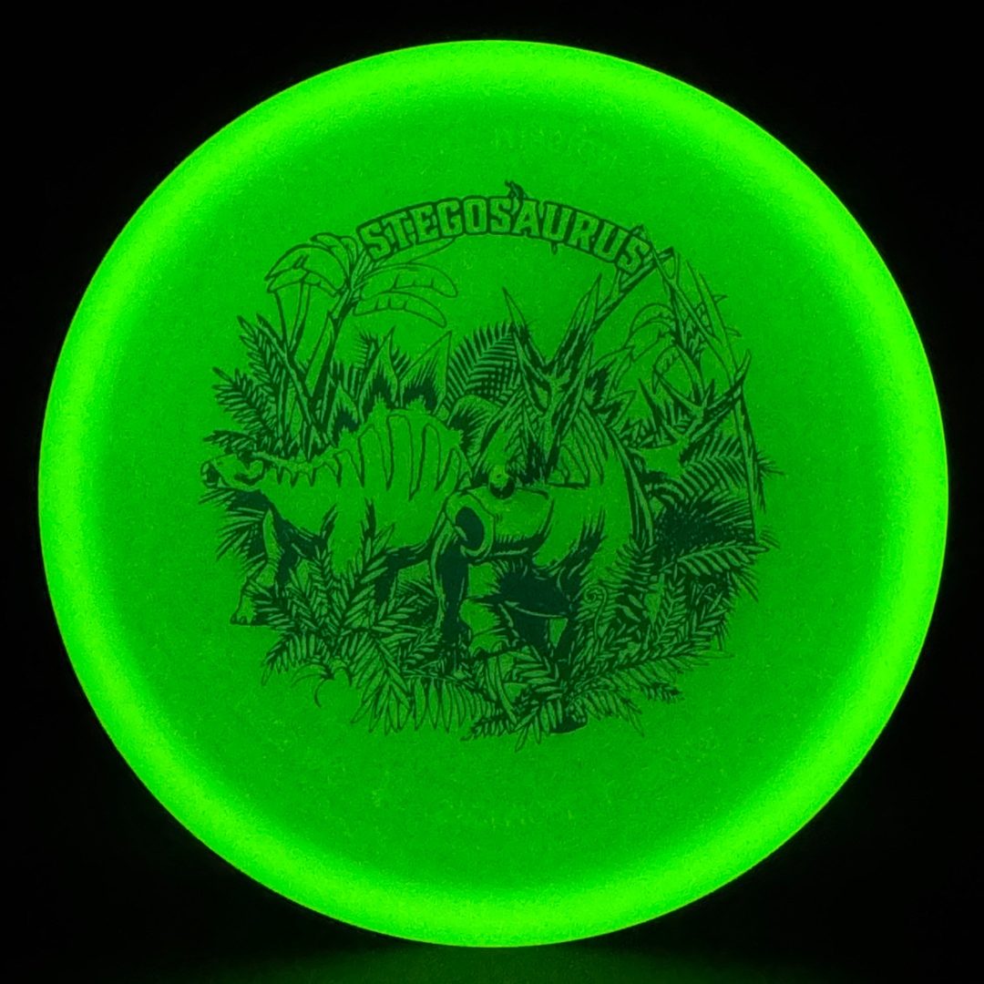 Glow Egg Shell Stegosaurus - Special Edition Disc Golf Disc