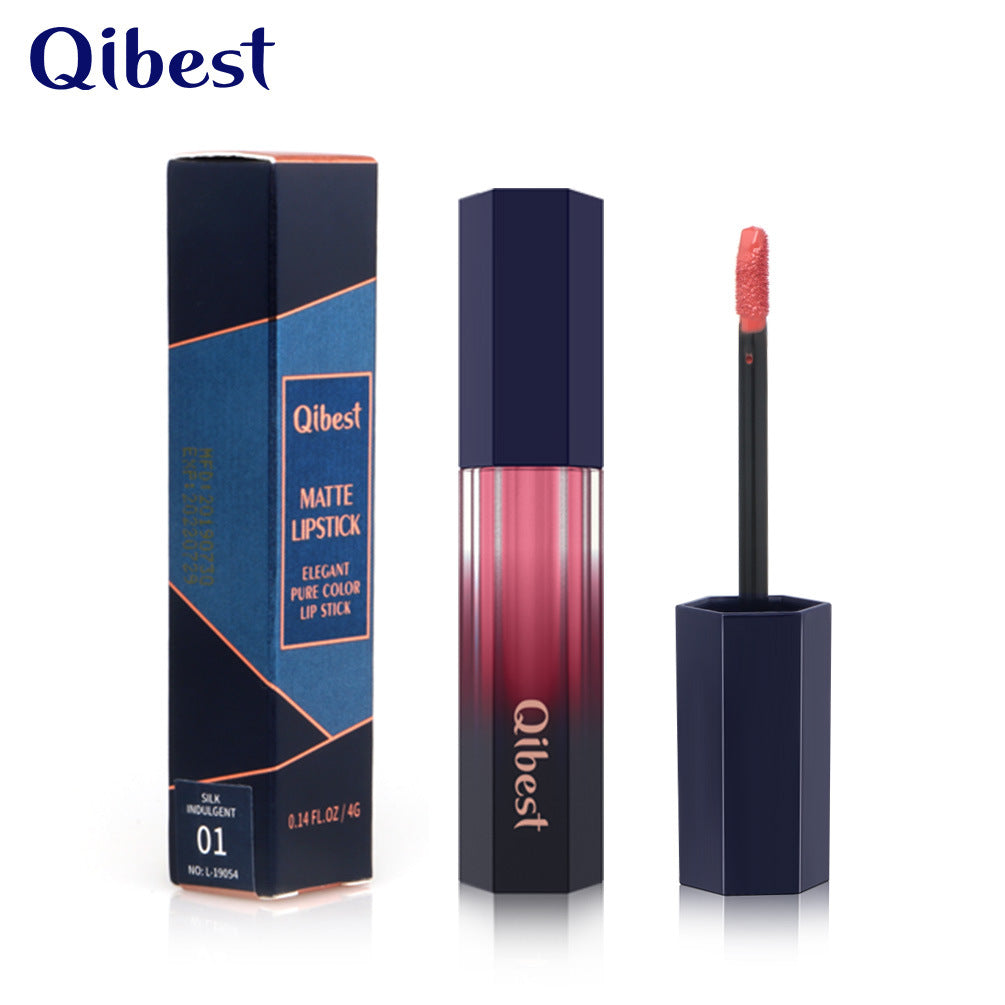 Qibest Liquid Mist Matte Lip Gloss - Elegancia Sin Esfuerzo