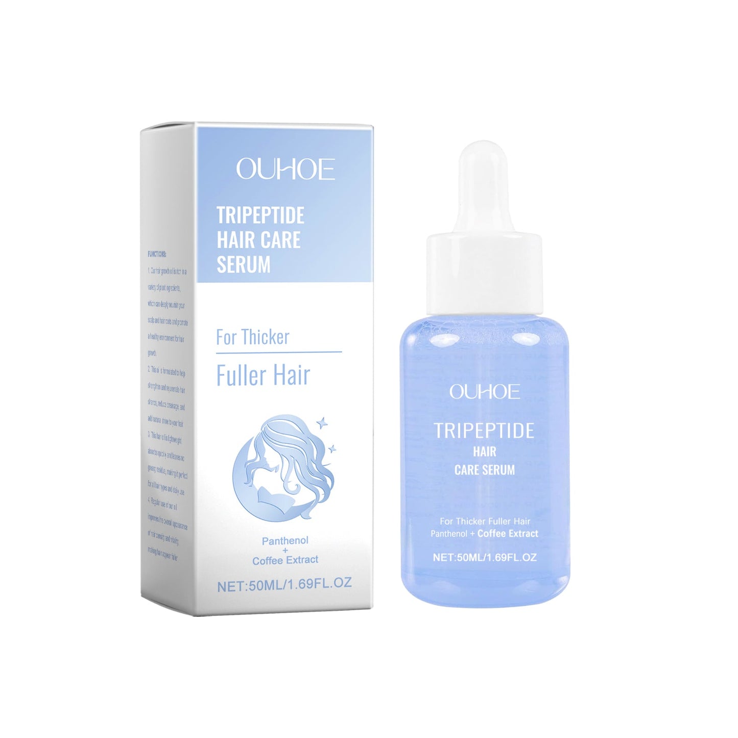Tripeptide Hair Care Serum, Nourishes, Strengthens, Softeners And Improves Frizzy Hair - Korvel