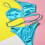 Chain Detail Crisscross Bikini Set