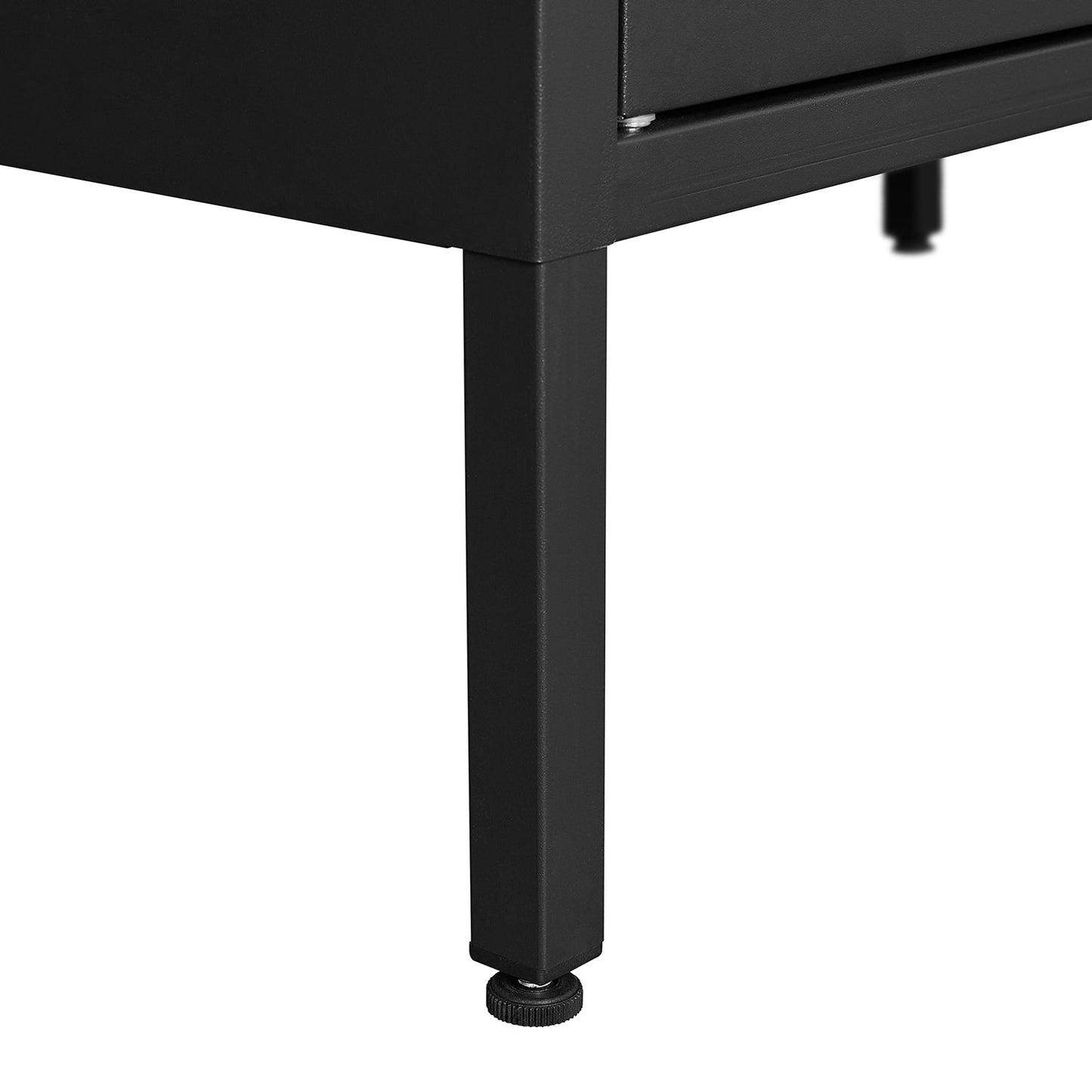 Armoire de rangement en acier premium avec portes doubles et partitions mobiles