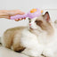 Peigne auto-nettoyant en acier inoxydable pour chiens