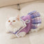 Cute Rabbit Lapel JK Dress for Small Pets