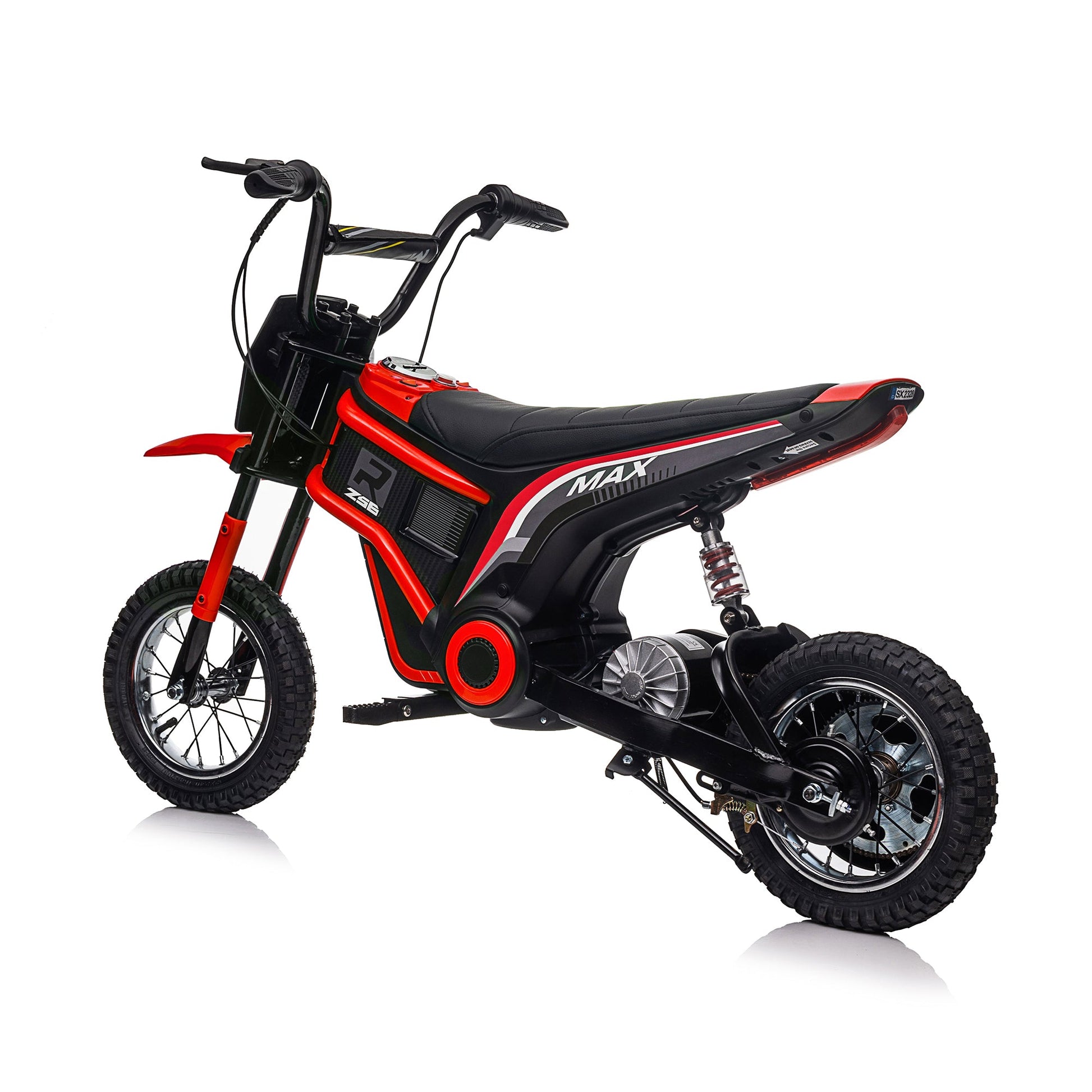 24V14ah children's riding 24V electric toy off-road motorcycle off-road vehicle XXL large speed up to 14.29MPH dual suspension m - Korvel