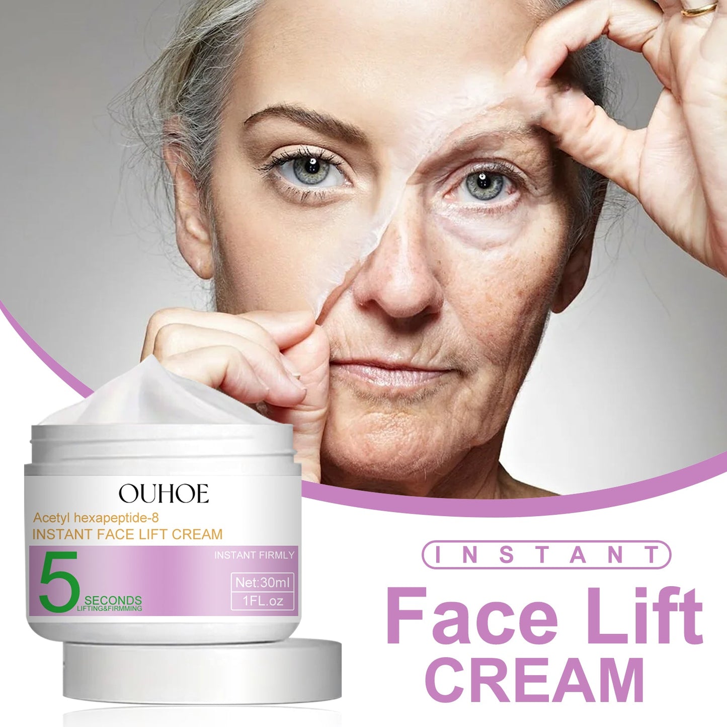 Anti-Wrinkle Facial Lifting Cream Lighten Fine Lines Repair Dull Deep Hydrating Moisturizing And Brightening Cream - Korvel