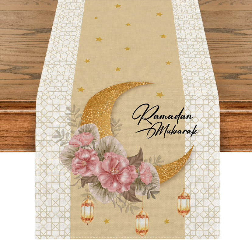 Printed Moon Castle House Tablecloth Home Decoration Party Festival Atmosphere Table Flag - Korvel
