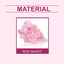 Powder Crystal Bracelet Hand Decoration Clothing Accessories Pink Beads Personality Trend Match - Korvel