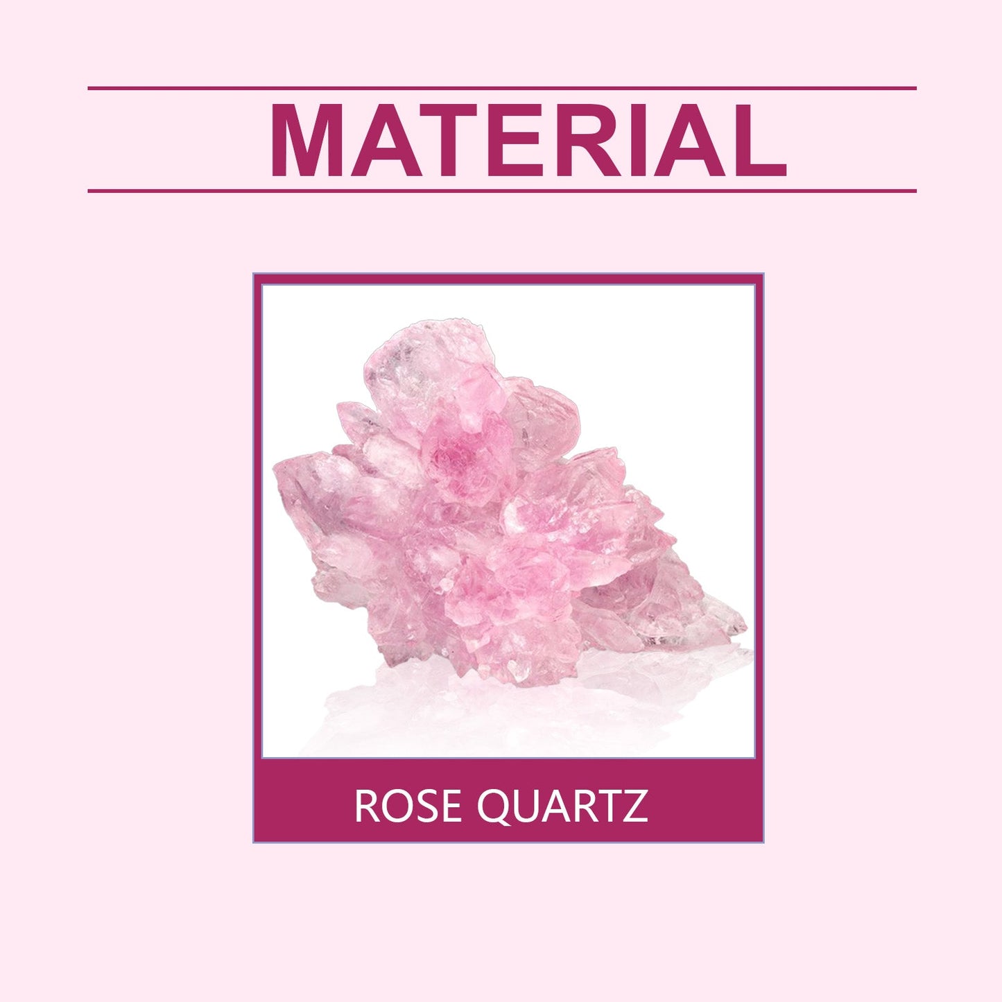 Powder Crystal Bracelet Hand Decoration Clothing Accessories Pink Beads Personality Trend Match - Korvel