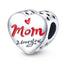 Heart-Shaped Blessing Pendant for Mother's Day