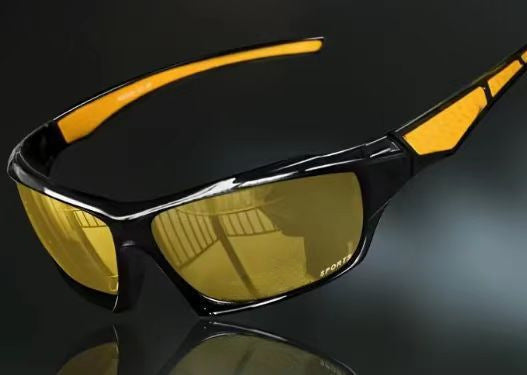 Fashion Sunglasses Colorful Film Outdoor Night Vision Driver Driving Sunglasses Cycling Sports Glasses - Korvel