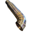 SPDZ1 Universal 3" to 4" VIP Exhaust Tips "Blast Pipes" Style - Single - Turn Down - Stainless Tip - Korvel