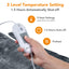Premium Plug-In Heating Shawl Blanket - Flannel Electric Comfort