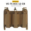 Outdoor 5.56 Triple Magazine Pouches Tactical Pouch Molle Mag Pouch for Hunting Vest - Korvel