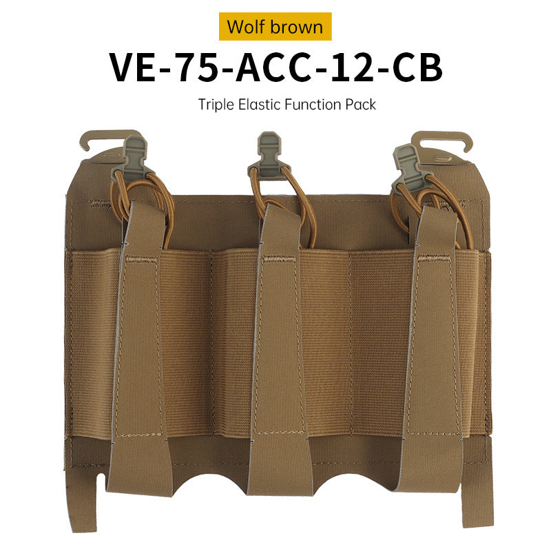 Outdoor 5.56 Triple Magazine Pouches Tactical Pouch Molle Mag Pouch for Hunting Vest - Korvel