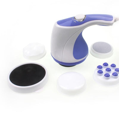 Mambo Full Relax Tone Spin Body Massager With 5 Headers Relax Spin Tone Slimming Lose Weight Burn Fat Full Body Massage Device - Korvel