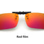 Gafas de sol clip-on polarizadas con espejo UV400