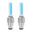 FORAUTO 2PCS Car Wheel LED Light Motocycle Bike Light Tire Valve Cap Decorative Lantern Tire Valve Cap Flash Spoke Neon Lamp - Korvel