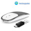 Wireless Mouse Charging Silent 2.4G Mouse Male and Female Portable Desktop Notebook Office - Korvel