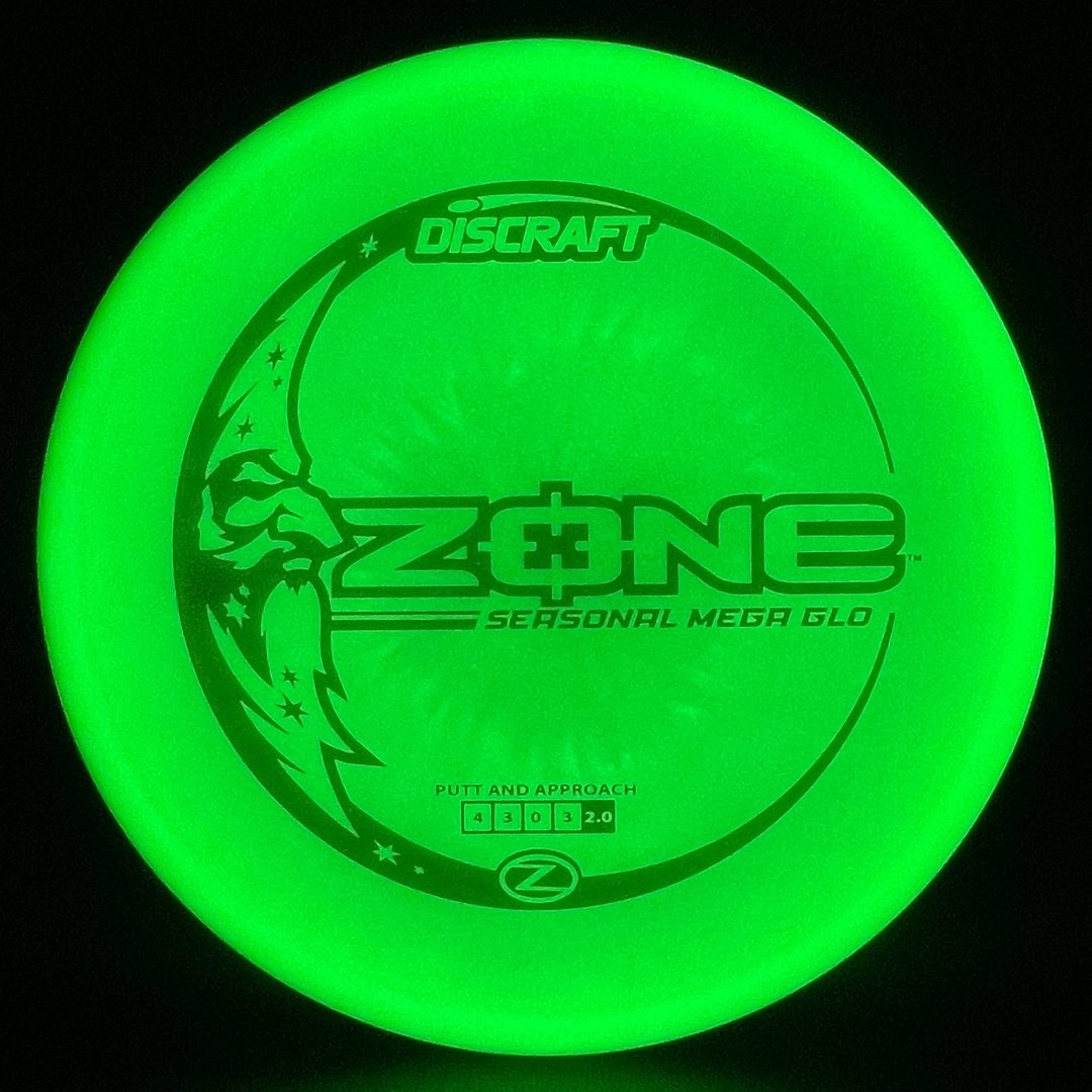 Discraft Mega Glo Zone - Premium Glow Disc Golf Putter