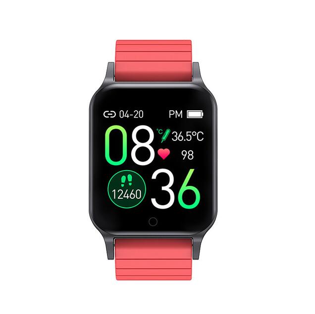 Body Temperature Smart Watch T96 Heart Rate Blood Pressure Fitness Tracker Bluetooth Smart Bracelet - Korvel