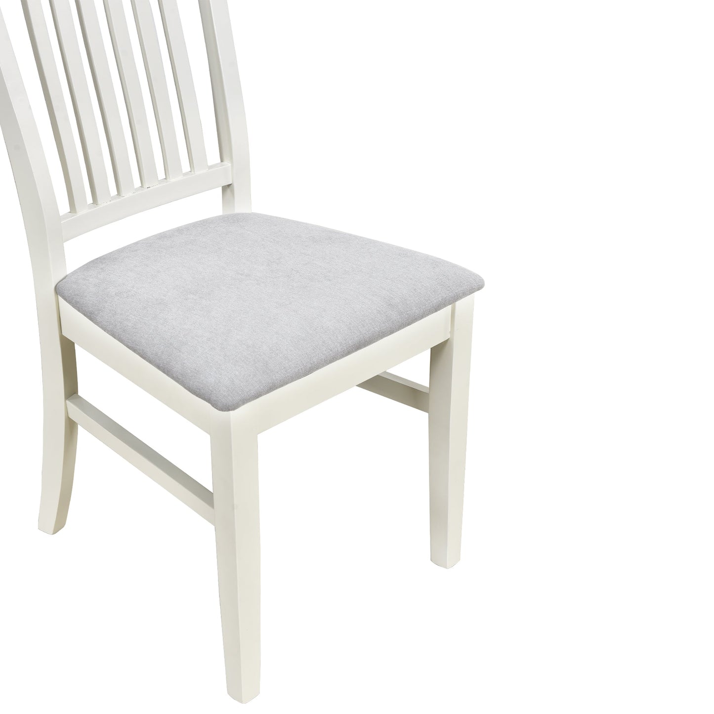 Conjunto de Mesa de Comedor de Madera de 6 Piezas TOPMAX de Estilo Mid-Century