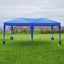 10'x20 'folding canopy with 6 detachable side walls outdoor activity shelters UPF 50+terrace portable tent (blue) - Korvel