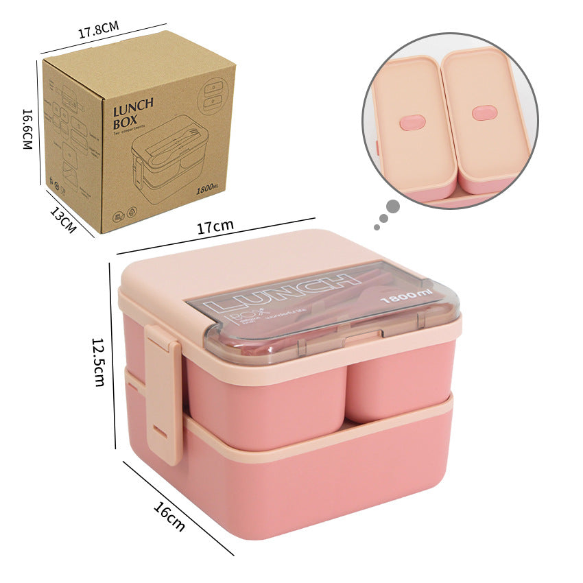 Premium Sealed Double Layer Microwaveable Lunch Box