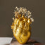 Heart-Shaped Resin Flower Vase for Elegant Home Decor