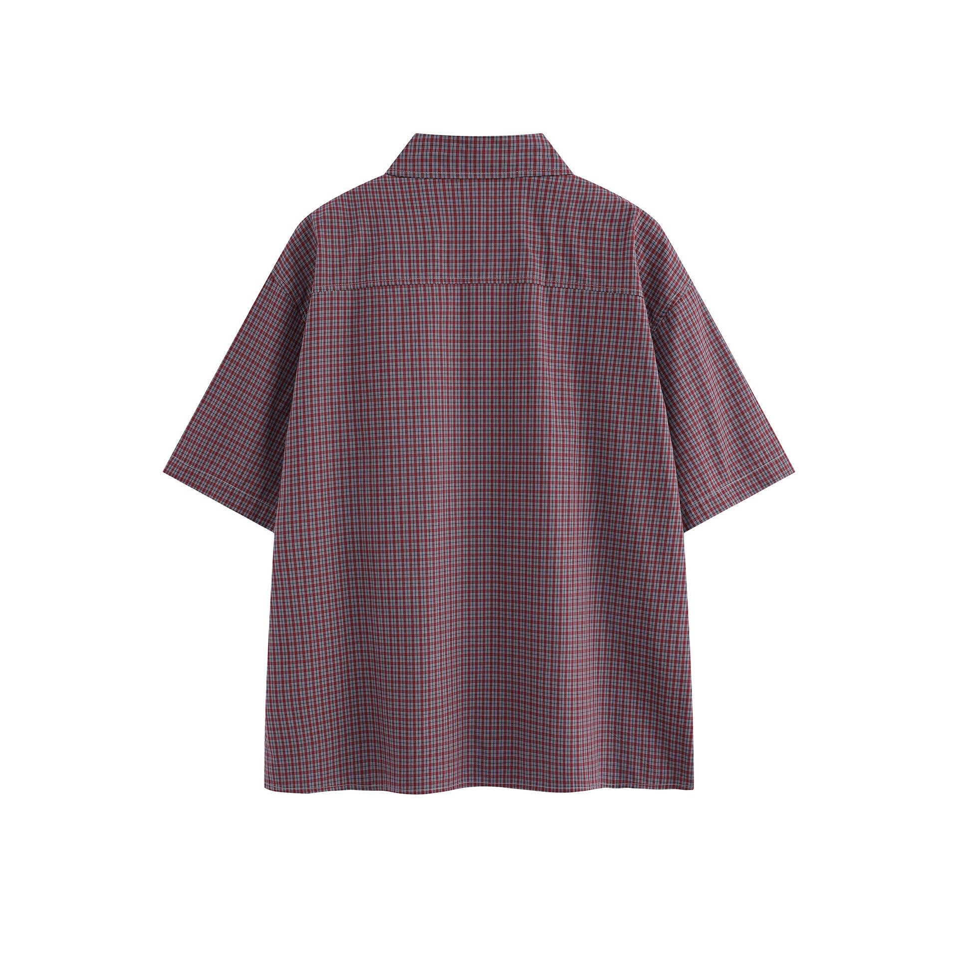 Checkered short sleeved shirt for men and women - Korvel