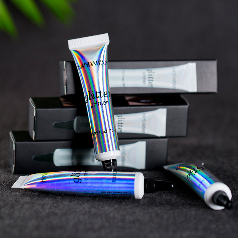 HANDAIYAN Sequin Primer Eyeshadow Makeup Primer Lips Eyes Face Multi Purpose Primer - Korvel