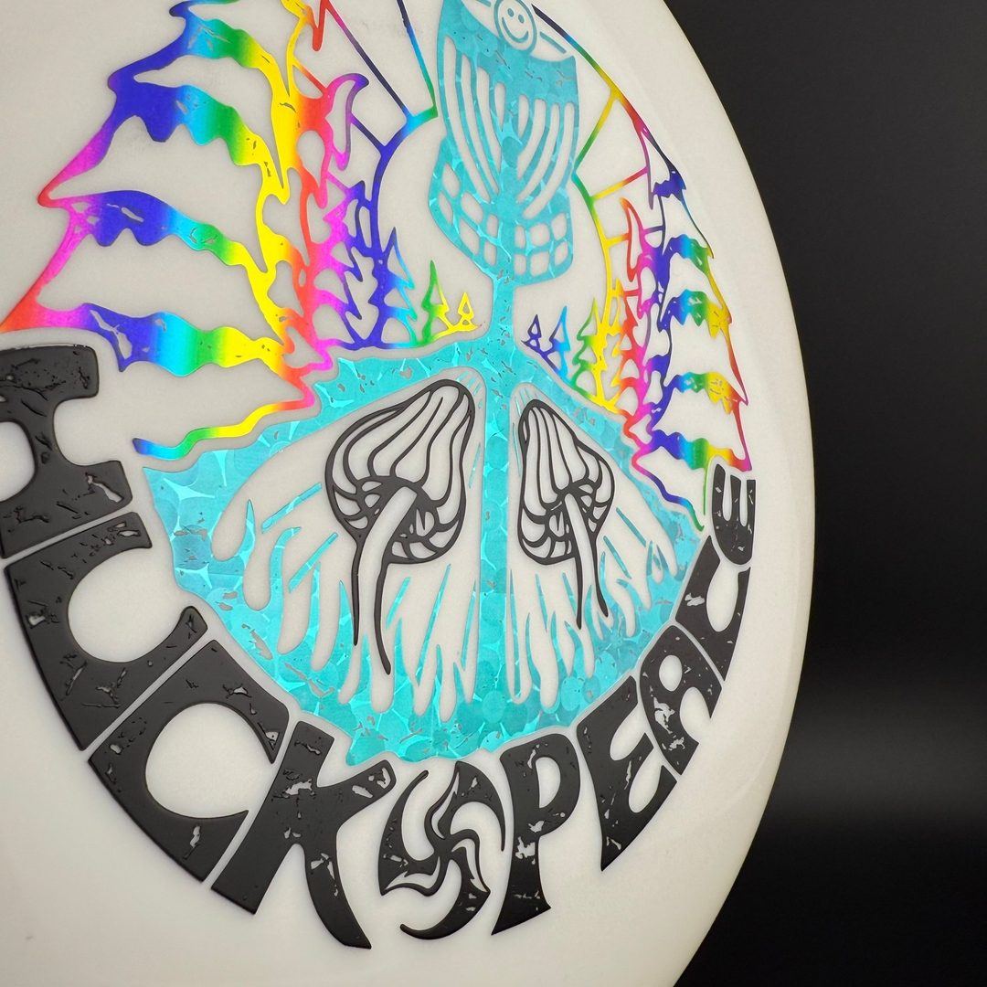 Soft Neo Spore - Huk Lab Peace Triple Foil Stamp Disc