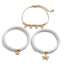 Holiday starfish soft ceramic ankle chain set, beach multi-layer alloy copper chain ankle ring - Korvel