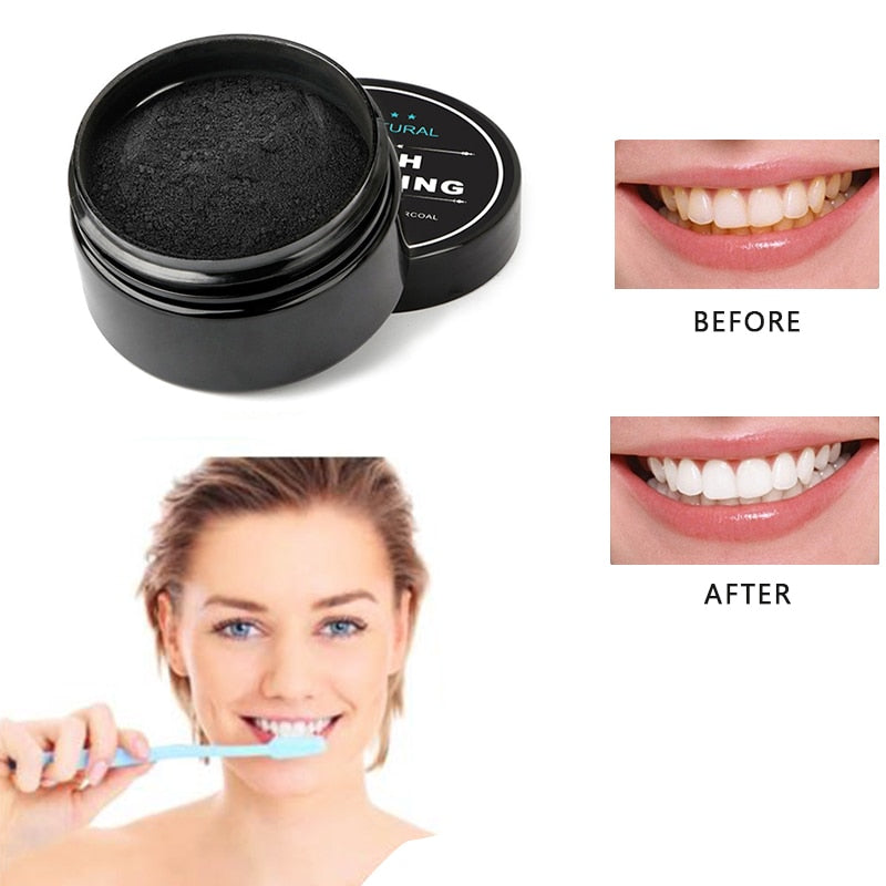 1 PCS Teeth Whitening Oral Care Charcoal Powder Natural Activated Charcoal Teeth Whitener Powder Oral Hygiene - Korvel