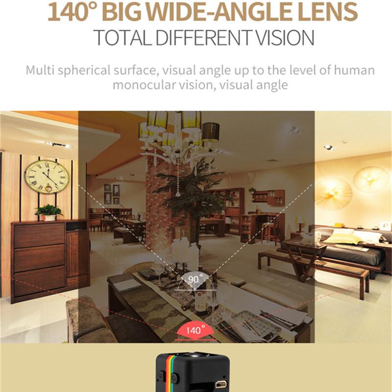 SQ11 HD 1080P Car Home CMOS Sensor Night Vision Camcorder Micro Cameras mini Camera cam DVR DV Motion Recorder Camcorder SQ 11 - Korvel