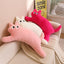Dopamine Long Bar Cat Pillow Cat Plush Toy Living Room Cushion - Korvel