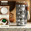 LED temperature display insulated cup 316 stainless steel cup intelligent coffee insulated bottle 410ml vacuum bottle coffee cup - Korvel