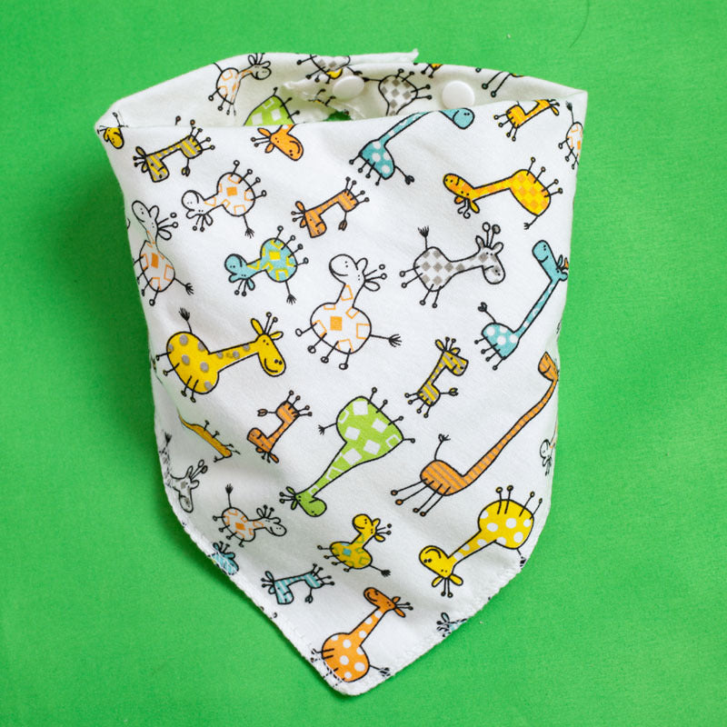 Baby Drooling Towel Baby Triangle Towel Double Layer According To The Buckle Newborn Child Headscarf Bib Scarf Spring And Summer Four Seasons - Korvel