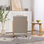 Chaise Berçante Rembourrée Classique avec Coussin Lombaire