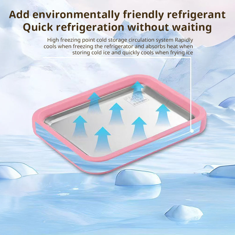 Home ice cream maker, small frozen yogurt maker, handmade for kids, frozen ice tray, family kitchen tools - Korvel