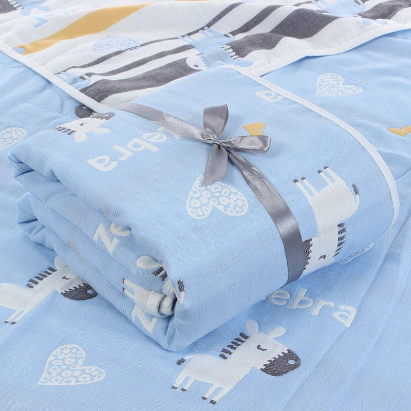 Manta de Recepción de Gasa de Seis Capas Premium para Bebés
