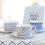 Fine Bone China Coffee Cup & Saucer - Russian Design