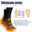 35 Degrees Aluminized Fibers Heating Socks, Relieve Vein Spontaneous Heat Constant Temperature Comfortable Warm Foot Cold Protection Socks - Korvel