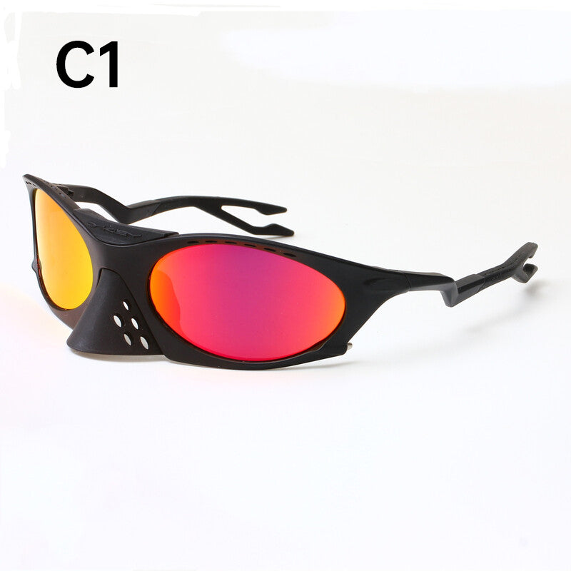 2025 Men's Outdoor Sunglasses: Y2K Cycling/Driving, Polarized, Windproof, INS Trendy - Korvel