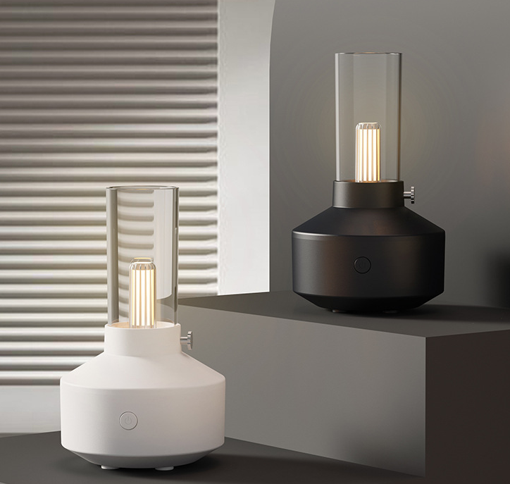 Candlelight Aromatherapy Machine USB Plug in Desktop Atmosphere Candlelight Aromatherapy Humidifier - Korvel
