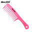 Blue ZOO Candy Color Wide Tooth Curling Comb