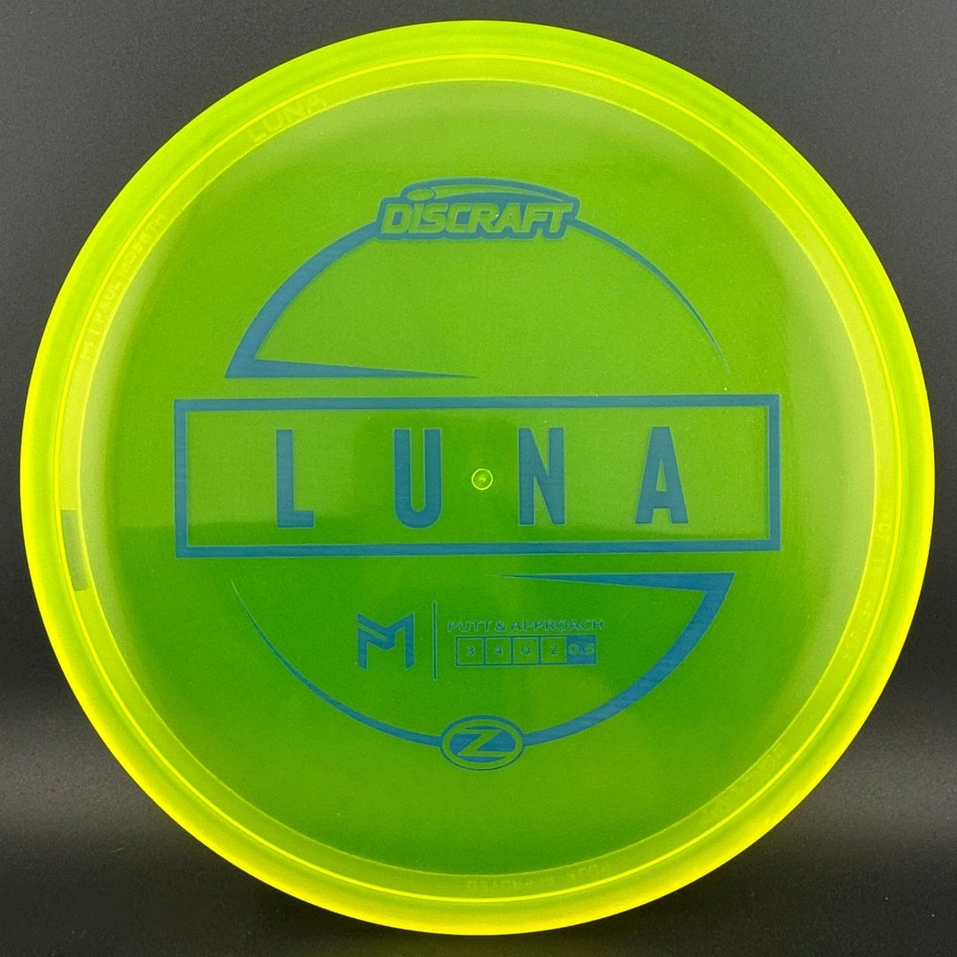 Discraft Z Luna Disc Golf Putter - Paul McBeth Edition