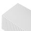 Banc de rangement pour chaussures blanc moderne avec rangement caché