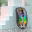Luminous wireless Bluetooth the third mock examination transparent RGB mechanical mouse game video game mute mouse - Korvel