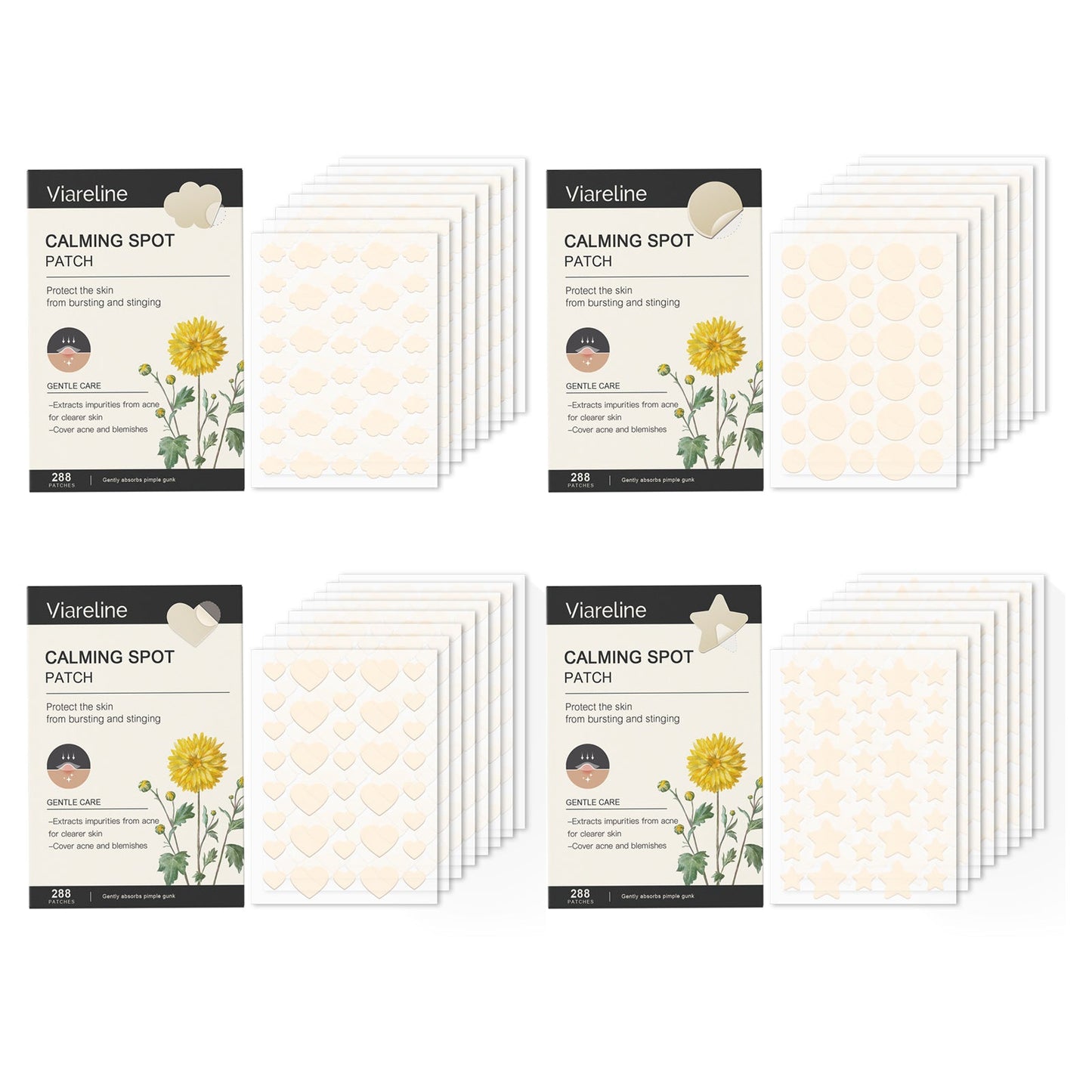 Acne Patch Care Series Gentle Cleansing Acne Facial Invisible Patch - Korvel